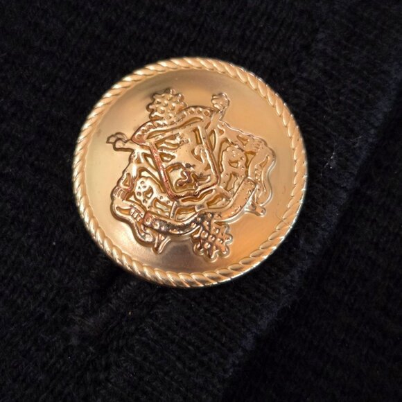 J. Crew Giselle Sweater Blazer Small Black Wool Blend Relaxed Fit Preppy #BO154 - Picture 5 of 13